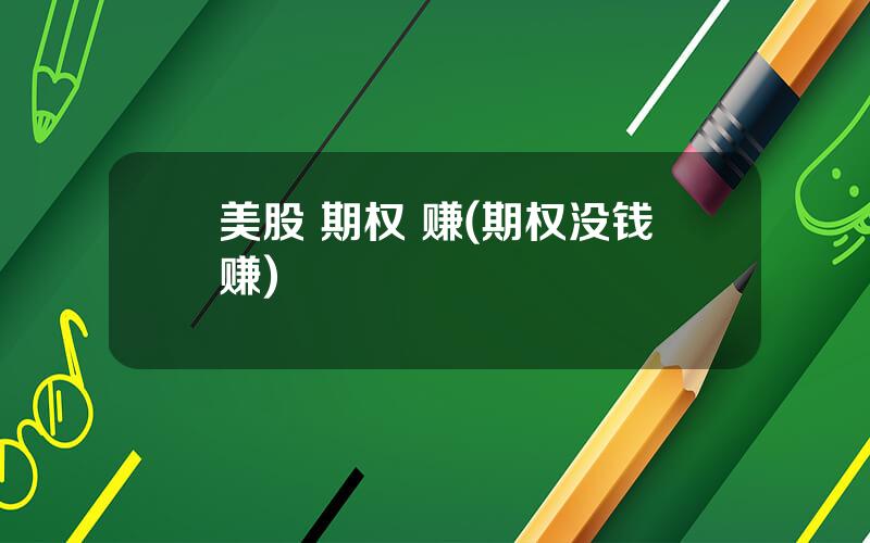 美股 期权 赚(期权没钱赚)